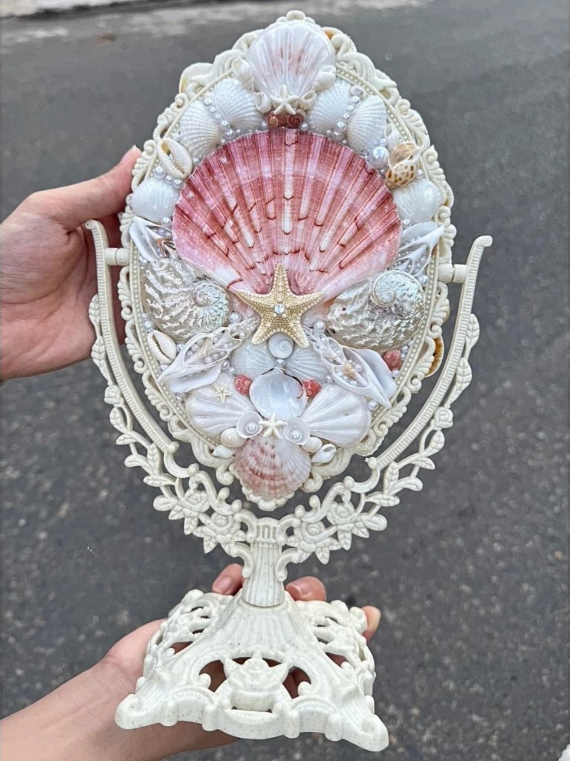 Scallop Shell Vanity Mirror