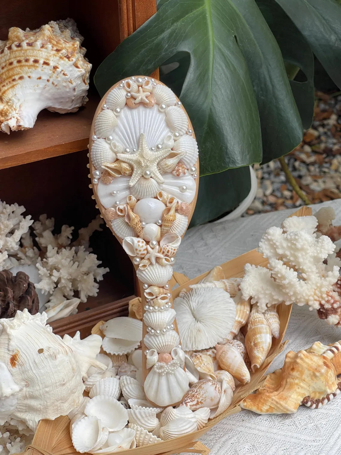 Seashell Hair Brush