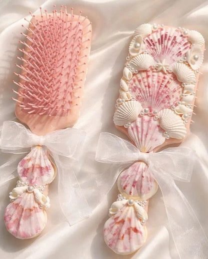 Seashell Hair Brush