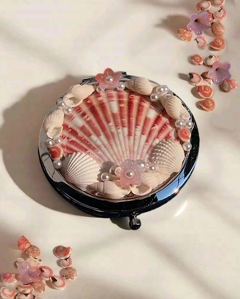 Seashell Compact Mirror
