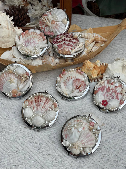 Seashell Compact Mirror