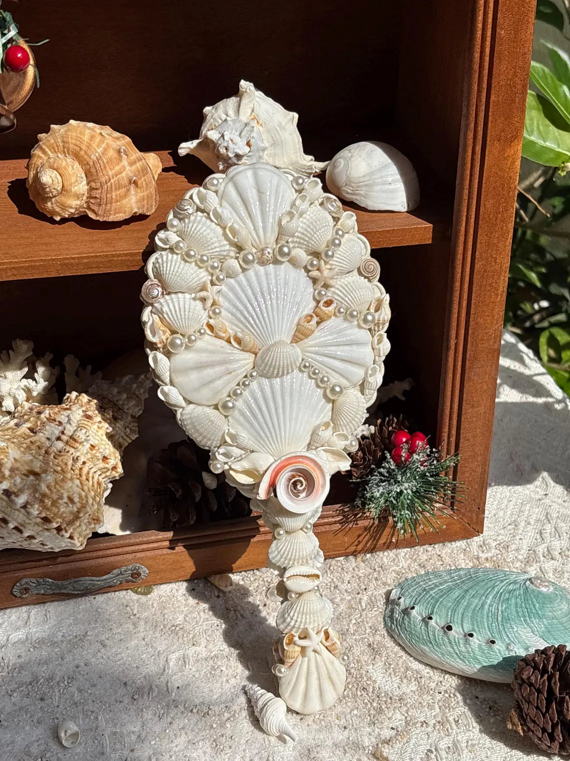 Seashell Hand Mirror