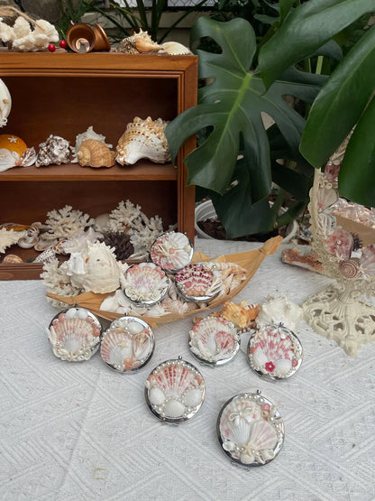 Seashell Compact Mirror