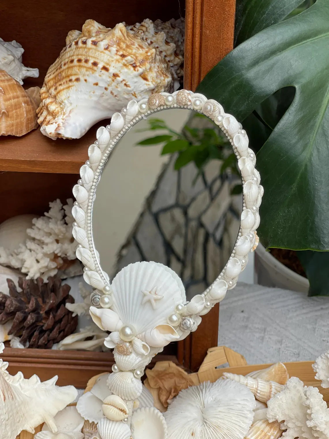 Seashell Hand Mirror