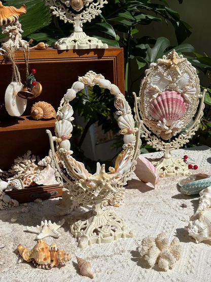 Scallop Shell Vanity Mirror