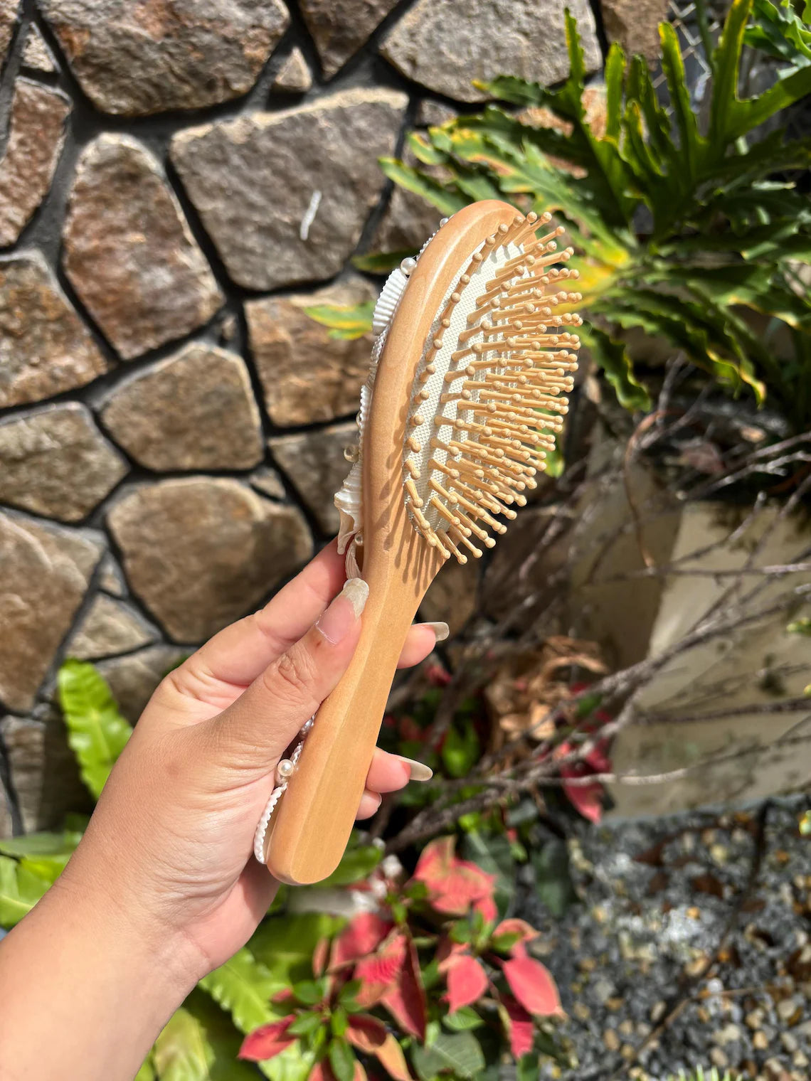 Seashell Hair Brush