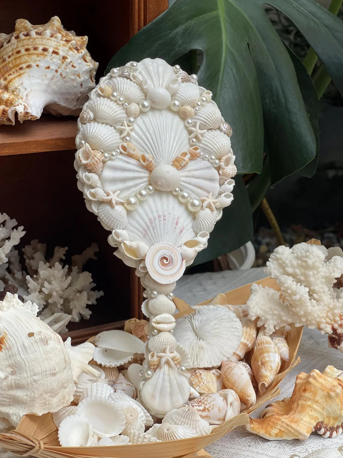 Seashell Hand Mirror