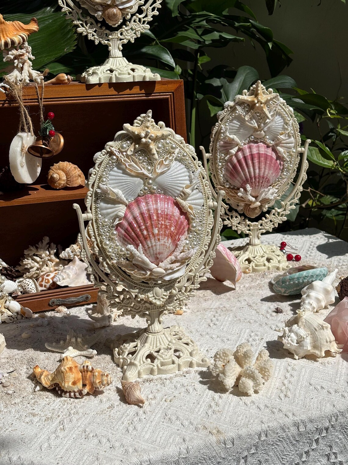 Scallop Shell Vanity Mirror