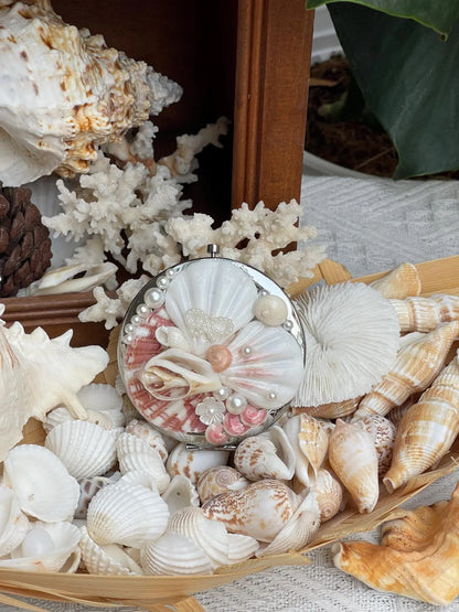Seashell Compact Mirror