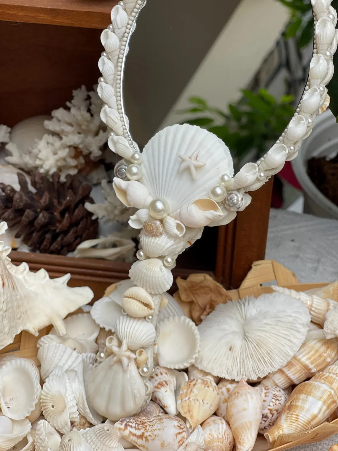 Seashell Hand Mirror