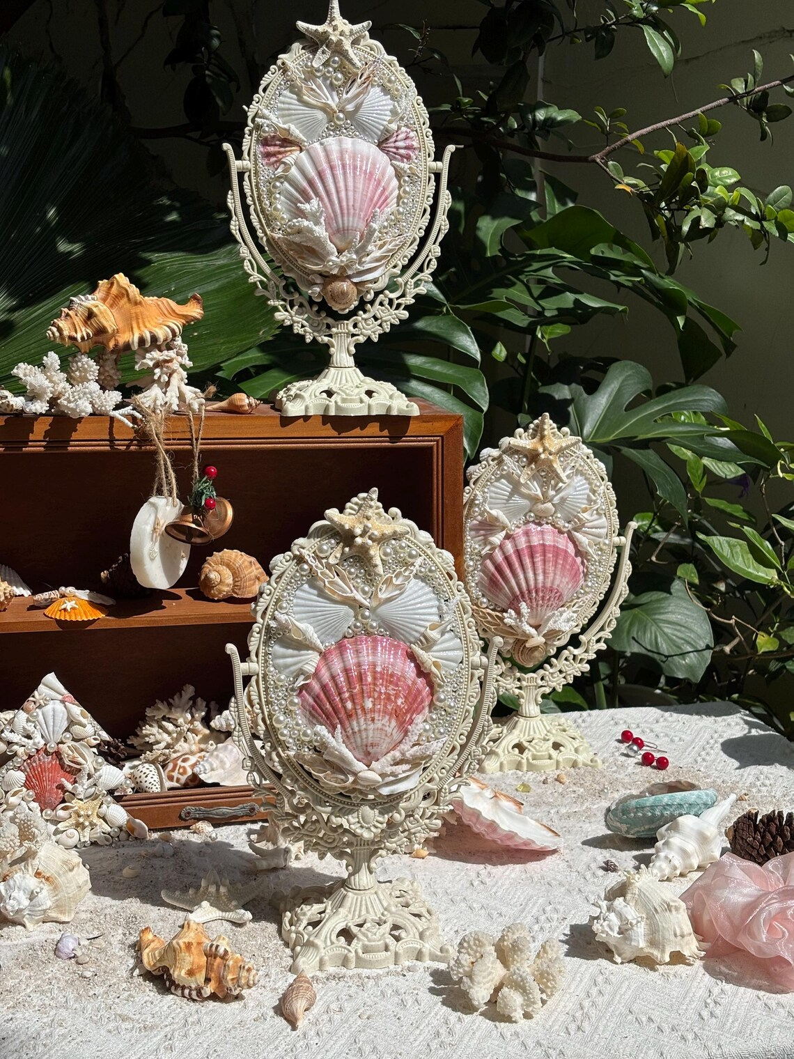 Scallop Shell Vanity Mirror