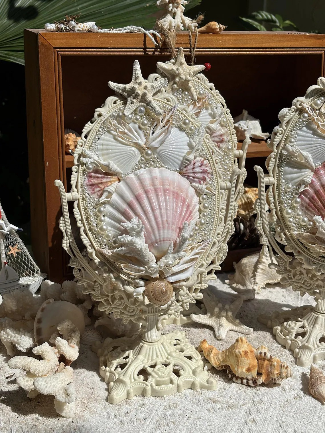 Scallop Shell Vanity Mirror