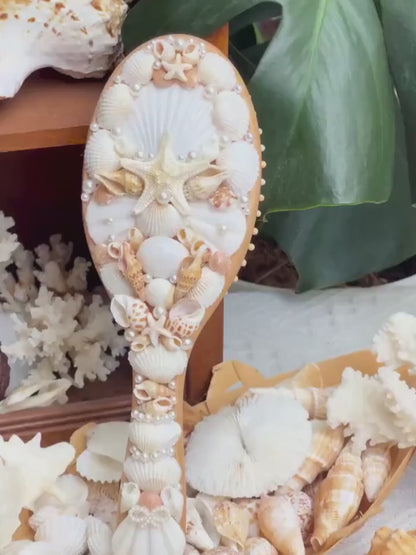 Seashell Hair Brush